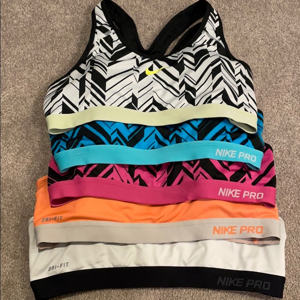 ✨5 Nike Pro Sports Bras✨